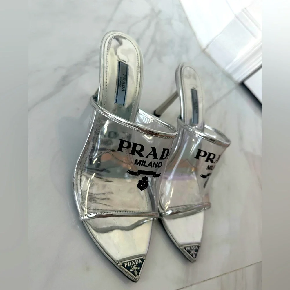 EUC PRADA PLEX SANDALS - Picture 1 of 4